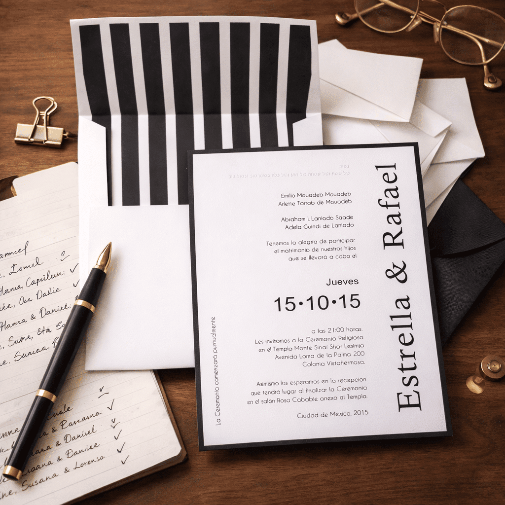 Invitaciones diseñadas para emocionar a tus invitados
